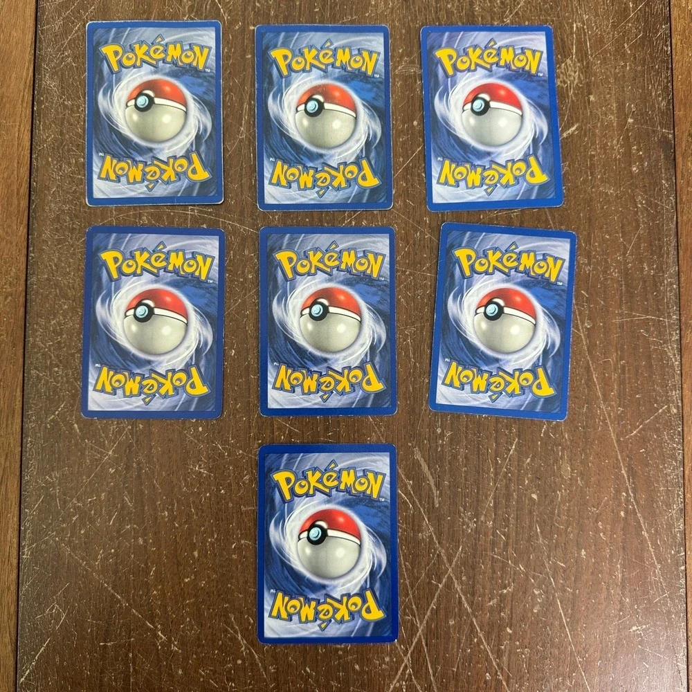 Pokemon VINTAGE 90s ENERGY‎ Card Set USED Fire Grass Fighting Water Psychic